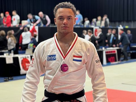 Judoka Joshua de Lange pakt brons bij Masters Bremen